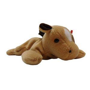 Ty Beanie Baby Derby The Horse 8" Plush 1995 Stuffed Animal